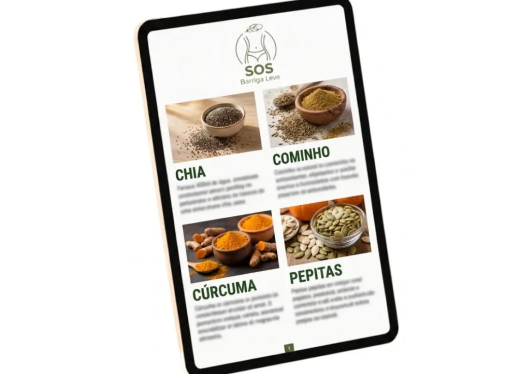 Especiarias e sementes que ajudam a reduzir o inchaço da barriga